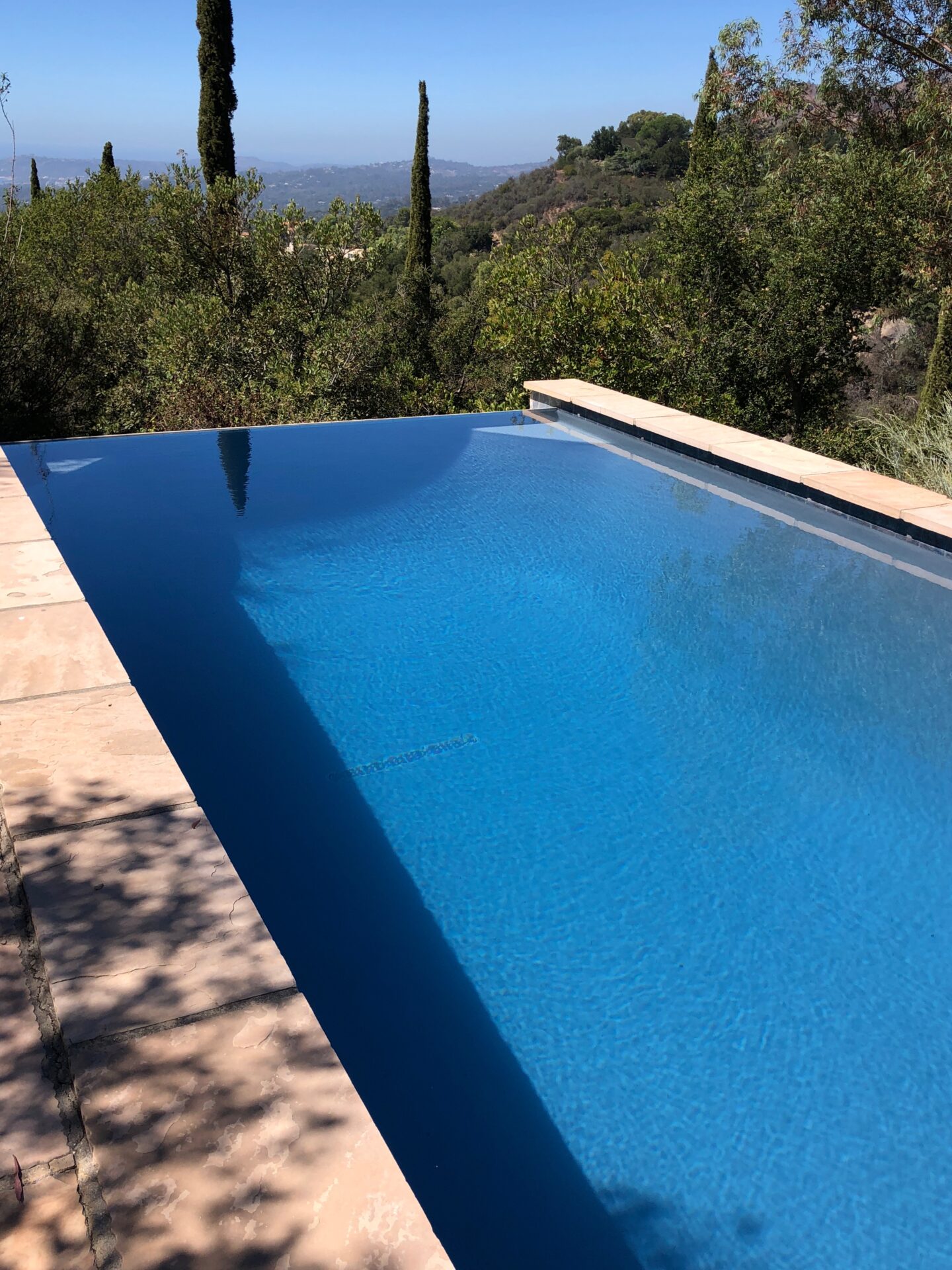 beautiful pool surrounded by mountains