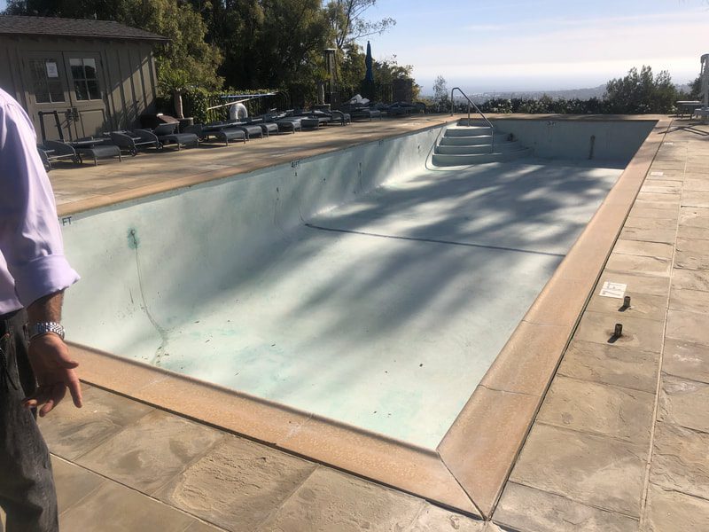 empty swimming pool